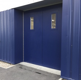 X15 double steel security door